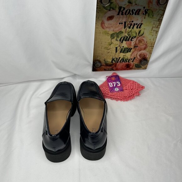 NW/OT or box NYDJ Henna Platform Loafer Navy Size 8.5 M - Picture 5 of 16